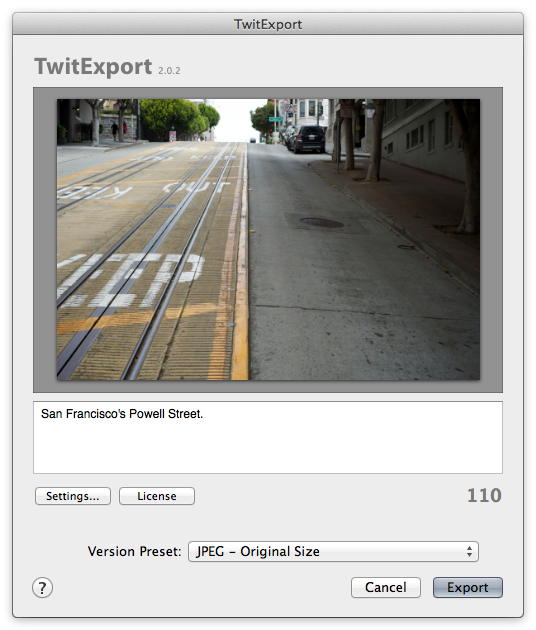 TwitExport