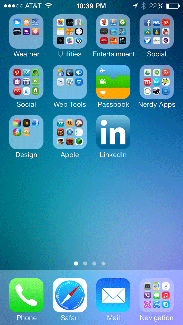iOS 7 Notification Center Animation