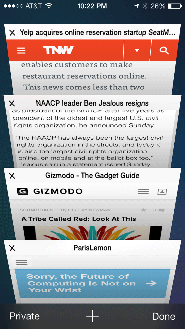 iOS 7 parallax animation