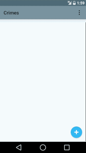 Floating action button