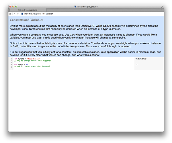 An Interactive Document