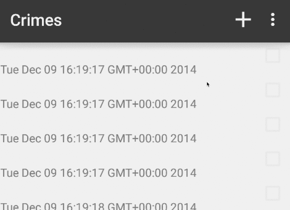 Two mode selection view