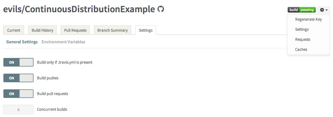Project Settings