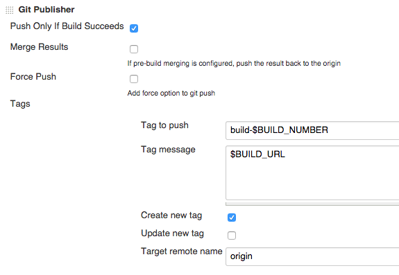Tagging Builds
