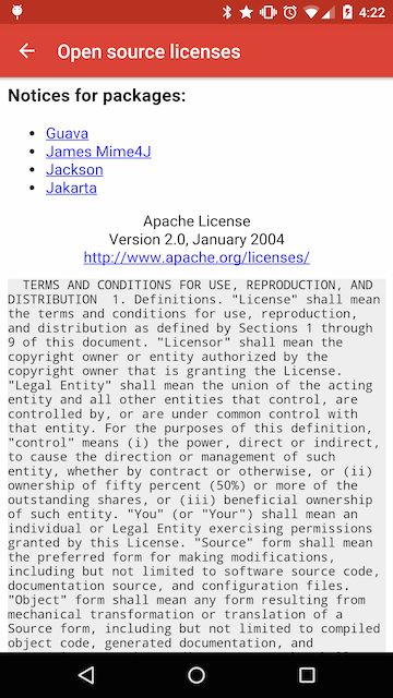 Gmail license