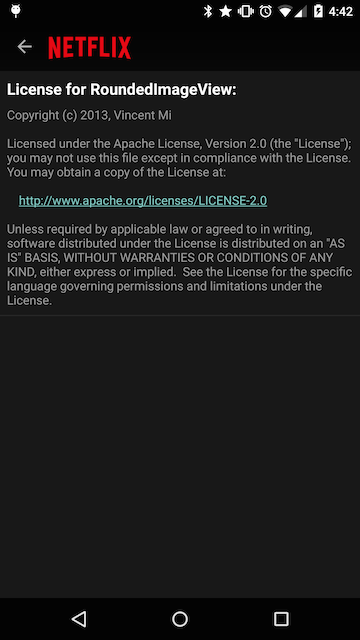 Netflix license
