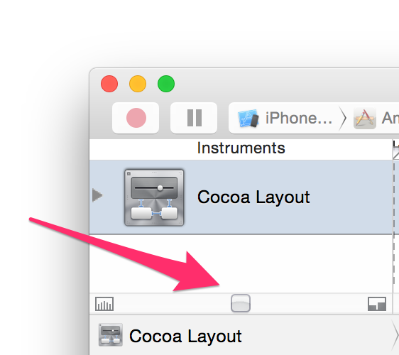 Cocoa Layout Instrument Track Scale