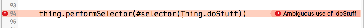 Error: Ambiguous use of 'doStuff'