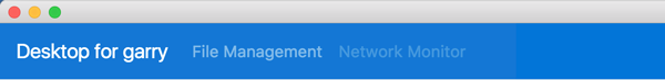 Local username in Nav-bar