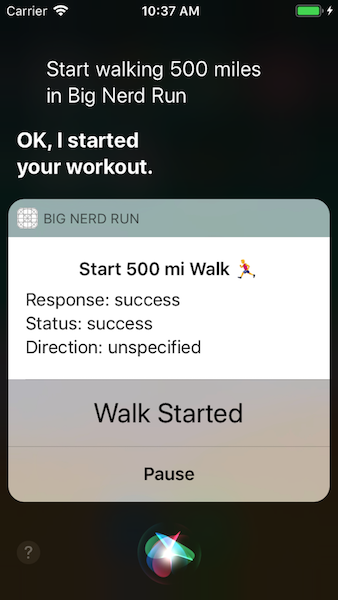 Custom Siri UI, using configure() to augment the default Siri UI.