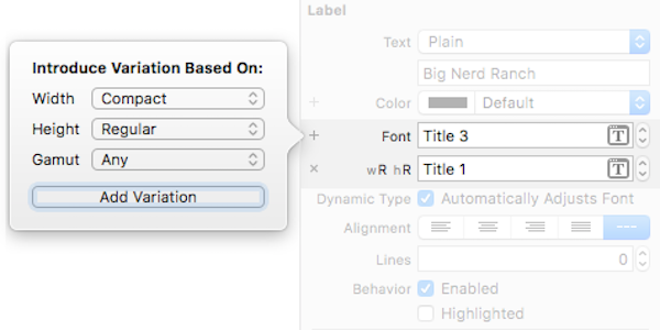Manipulating UI via Size Classes in Xcode