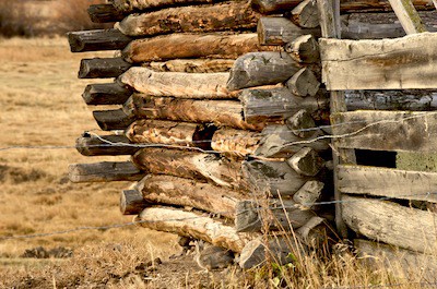 Montana log cabin