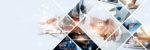 Collage of client-partner relationship images